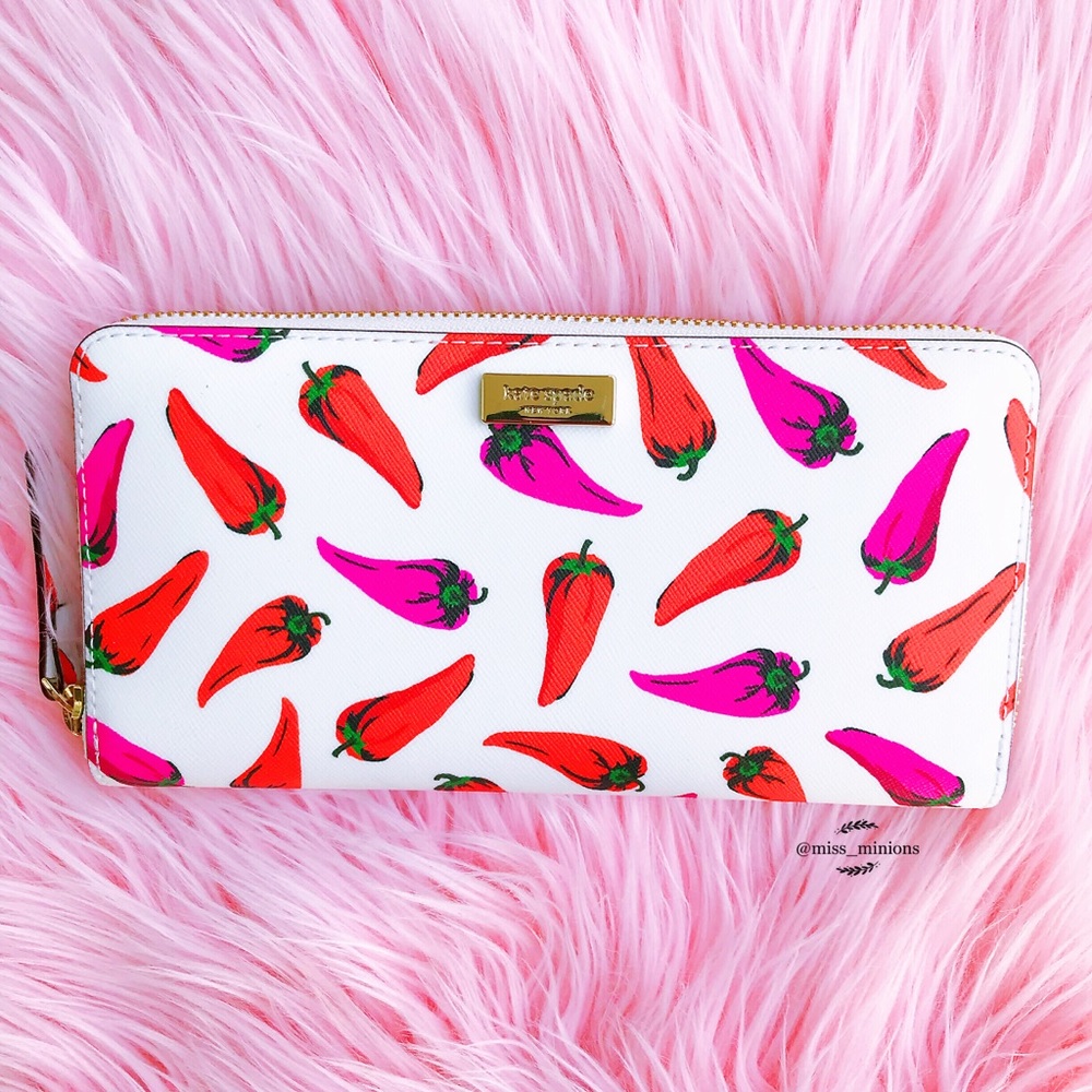🌶 Kate Spade Liberty Street Hot Peppers Wallet🌶 - Picture 6 of 7